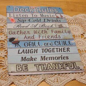 Distressed, vintage look -  Deck Rules